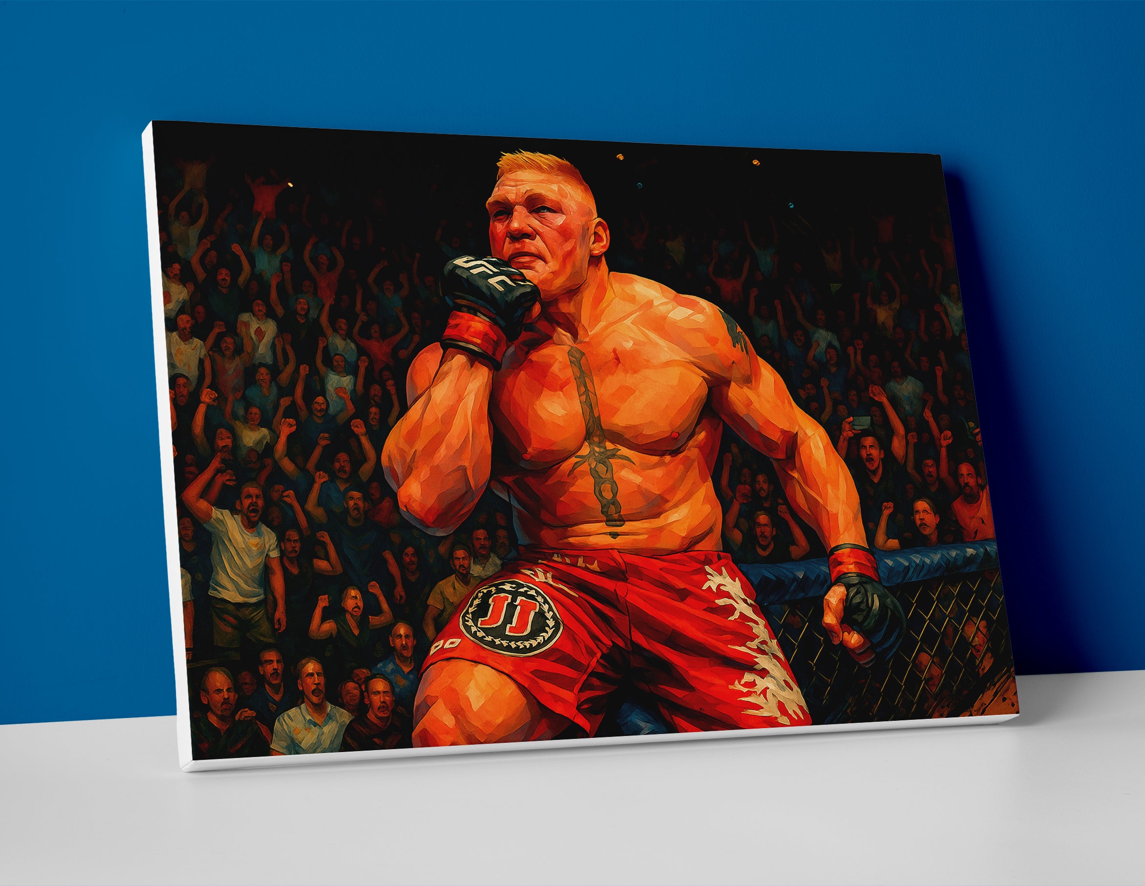 Brock Lesnar UFC Poster painting canvas wall art print decor